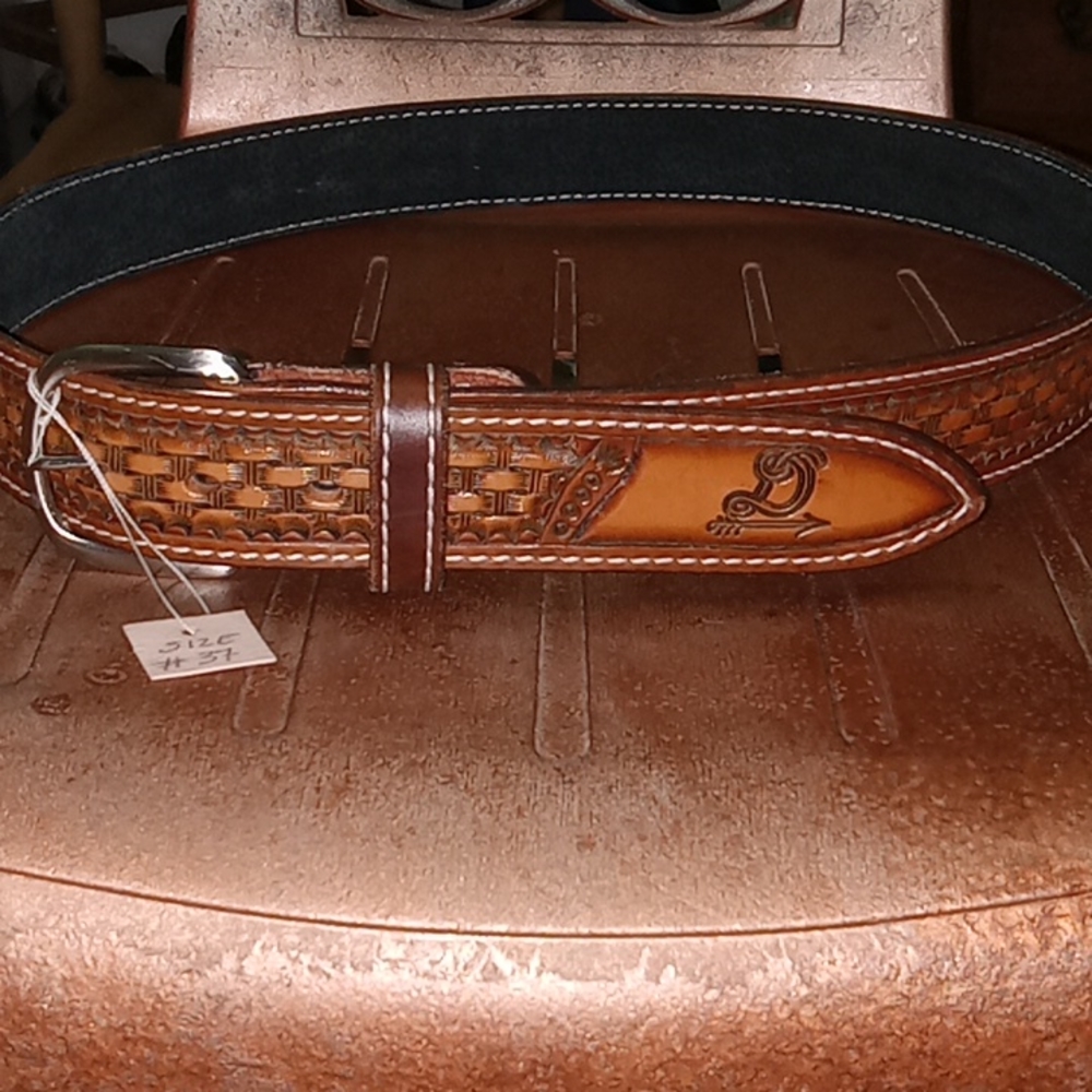 Handcrafted Authentic Leather Belt.